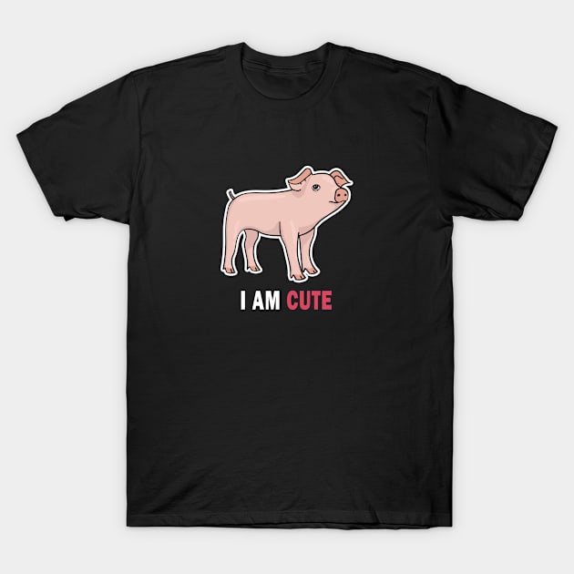 Beautiful Pretty Pig T-Shirt by Tobias Store